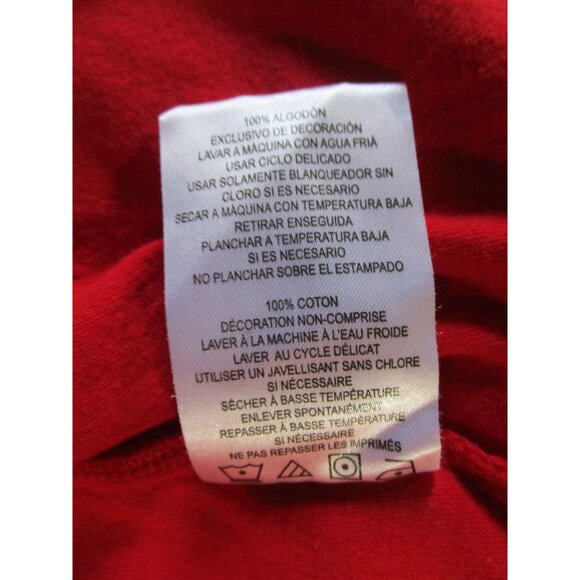 No Fear Graphic Red T Shirt XL Cotton Statement Tee - Picture 8 of 14